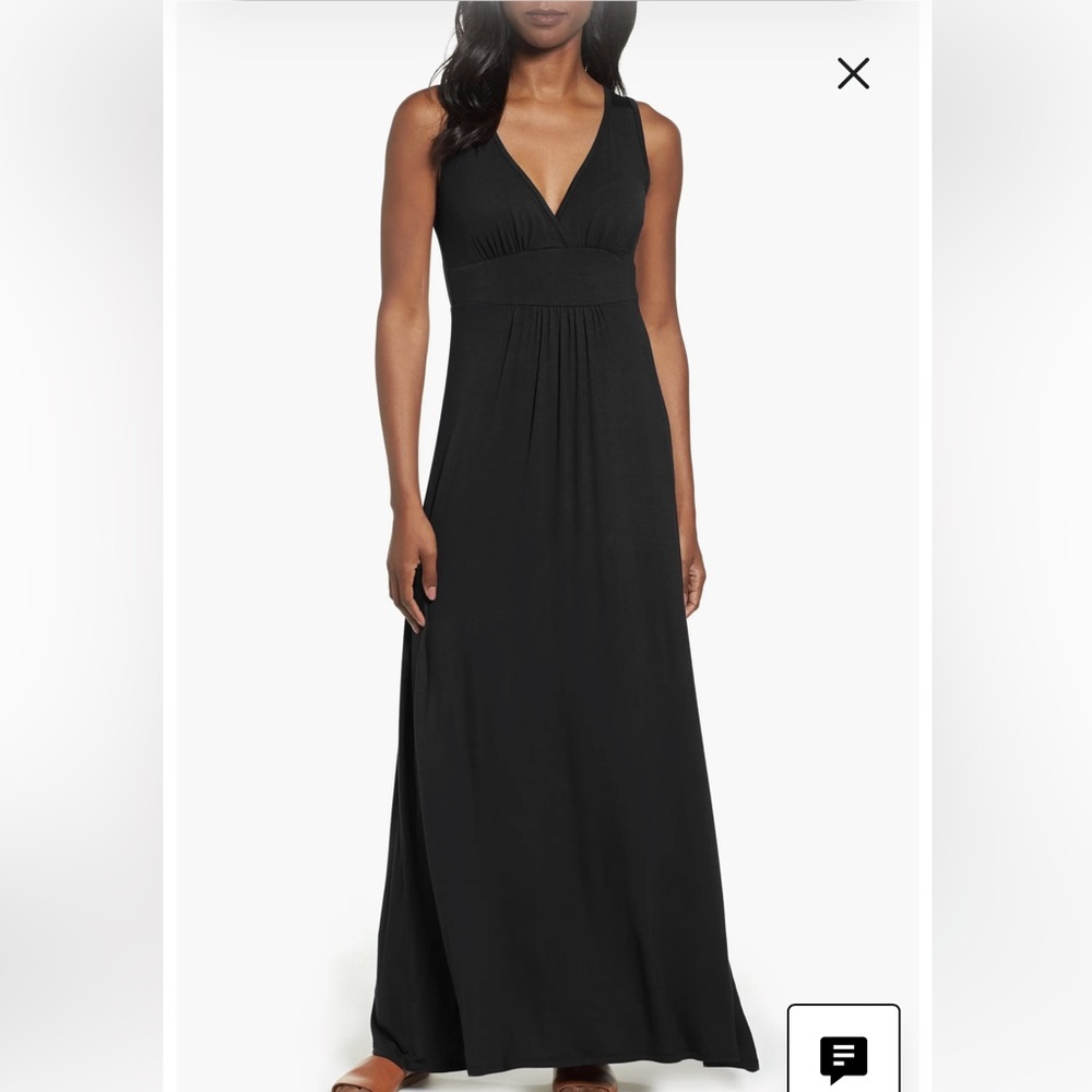 Loveappella Black Sleeveless Maxi Dress